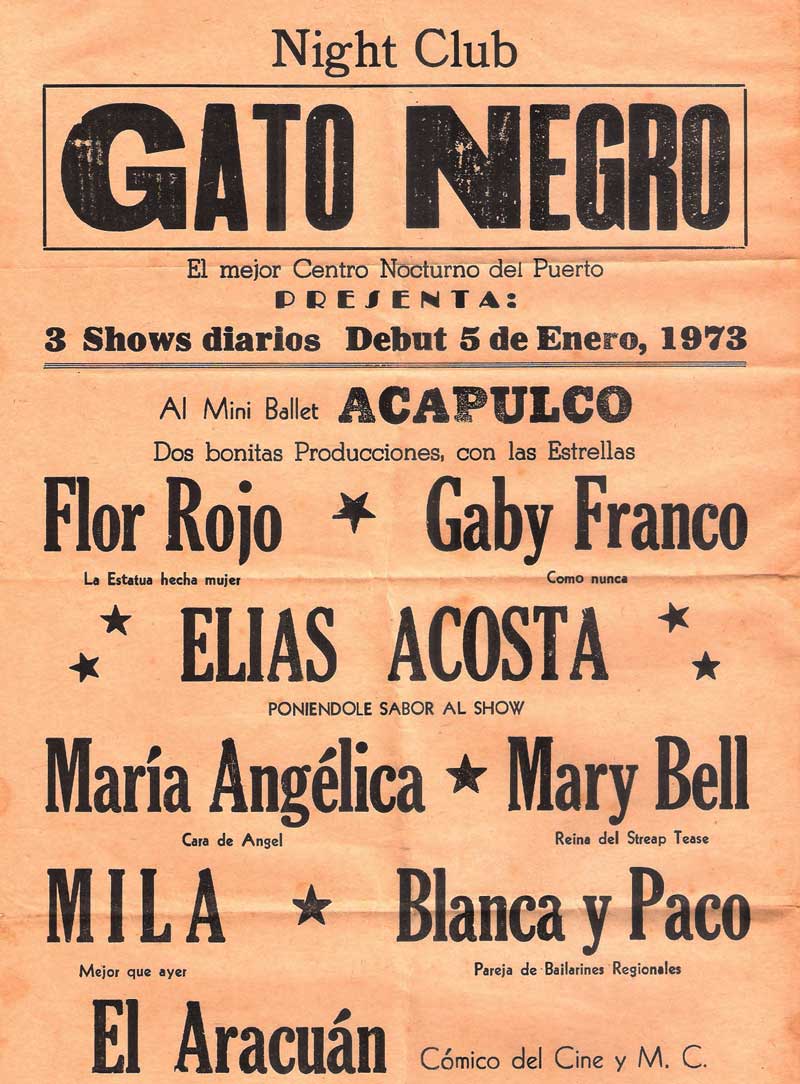 Elisa Acosta, Gato Negro