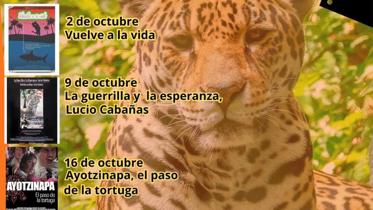 Cartel del cCneclub 22 de la Biblioteca Municipal de Acapulco 22