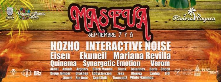 Flyer oficial Maseua Fest Flyer oficial Maseua Fest