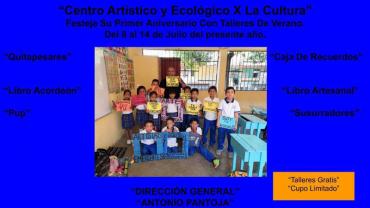 Talleres de Verano en el Centro Artístico y Ecológico X La Cultura